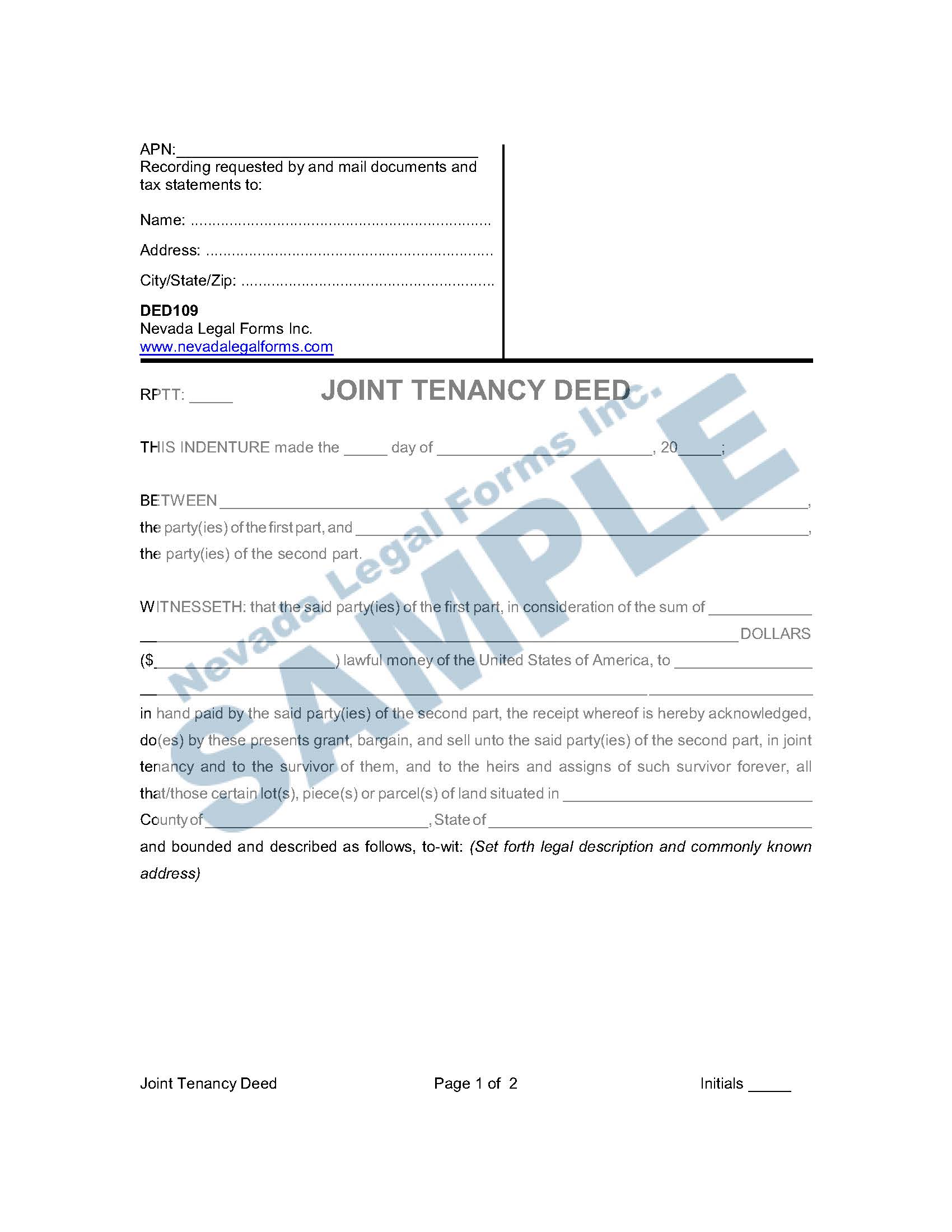 What Does Joint Tenancy Ownership Mean